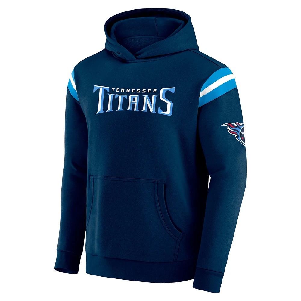 Men's Darius Rucker Collection by Fanatics Navy Tennessee Titans Football Washed Pullover Hoodie