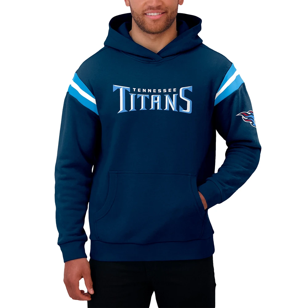 Men's Darius Rucker Collection by Fanatics Navy Tennessee Titans Football Washed Pullover Hoodie