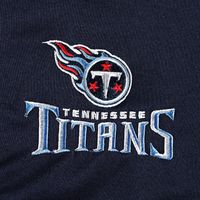 Men's Dunbrooke Heather Navy Tennessee Titans Freestyle Coated Tech Fleece Full-Zip Jacket