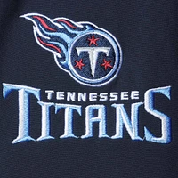 Men's Dunbrooke Navy Tennessee Titans Big & Tall Archer Softshell Full-Zip Vest