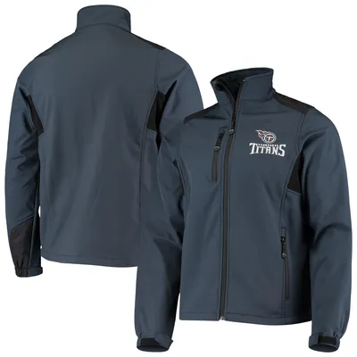 Dunbrooke Navy Tennessee Titans Circle Veste Softshell Fleece Full-Zip pour homme