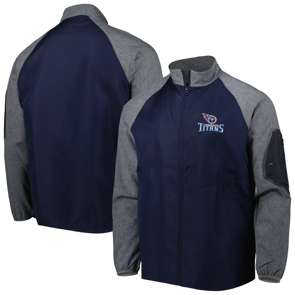 Lids Tennessee Titans Dunbrooke Women's Hurricane Raglan Full-Zip  Windbreaker - Navy/Gray