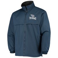 Men's Dunbrooke Navy Tennessee Titans Triumph Fleece Full-Zip Jacket