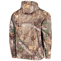 Sweat à capuche entièrement zippé Dunbrooke Realtree Camo Tennessee Titans Trophy Tech Fleece pour homme