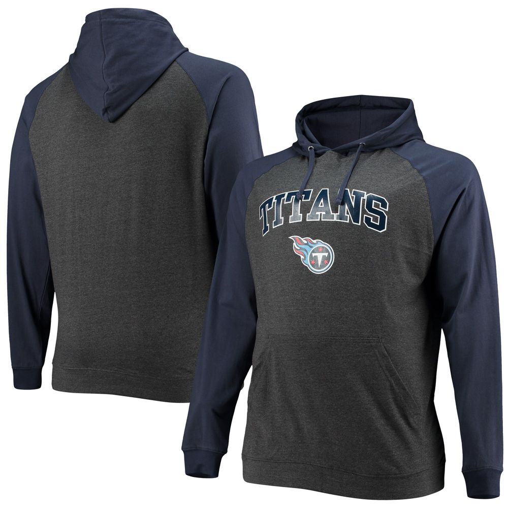 Fanatics Men's Big and Tall Heathered Gray Tennessee Titans