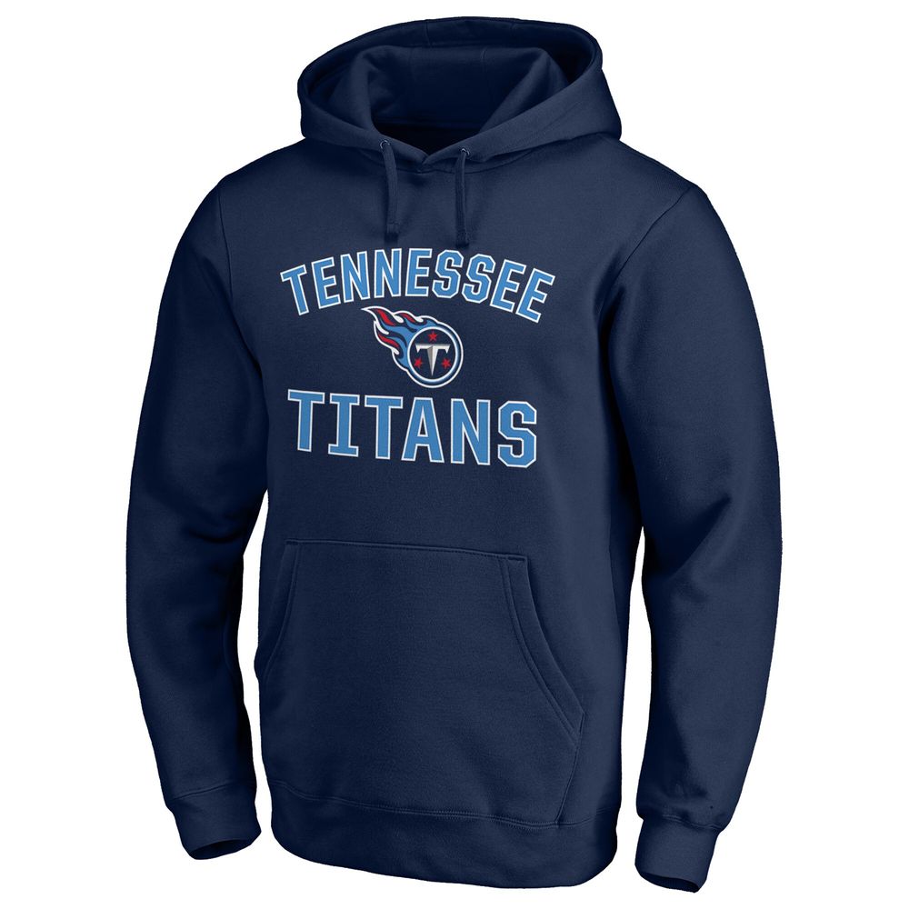 Men's Fanatics Branded Navy Tennessee Titans Victory Arch Team Pullover  Hoodie