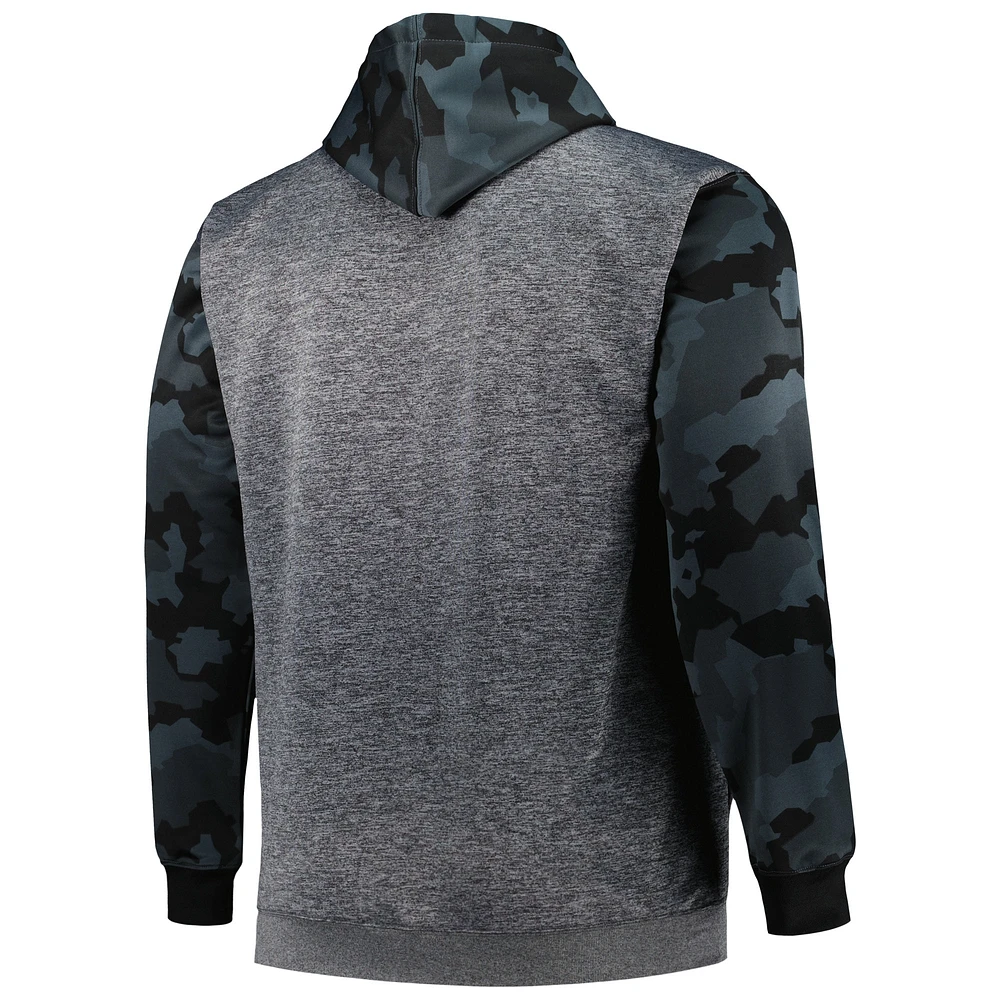 Sweat à capuche camouflage Big & Tall Fanatics Heather Charcoal Tennessee Titans pour hommes