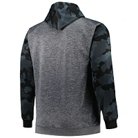 Men's Fanatics Heather Charcoal Tennessee Titans Big & Tall Camo Pullover Hoodie