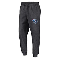 Men's Fanatics  Heather Charcoal Tennessee Titans Boost Fleece Joggers