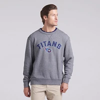 Sweat-shirt à capuche en tissu éponge boucle pour homme Fanatics Heather Grey Tennessee Titans