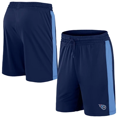 Men's Fanatics Navy/Light Blue Tennessee Titans Break It Loose - Shorts