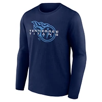 Men's Fanatics Navy Tennessee Titans Advance to Victory Long Sleeve T-Shirt