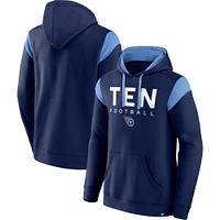 Men's Fanatics Navy Tennessee Titans Call The Shot Pullover Hoodie