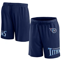 Men's Fanatics Navy Tennessee Titans Clincher - Shorts