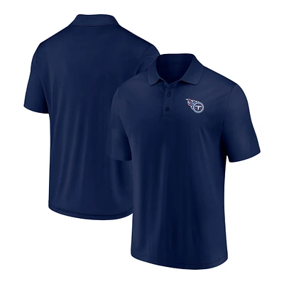 Polo bleu marine Fanatics Tennessee Titans Component pour hommes