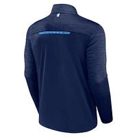 Men's Fanatics Navy Tennessee Titans Defender Half-Zip Top