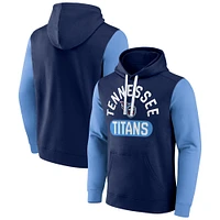 Men's Fanatics Navy Tennessee Titans Extra Point Pullover Hoodie