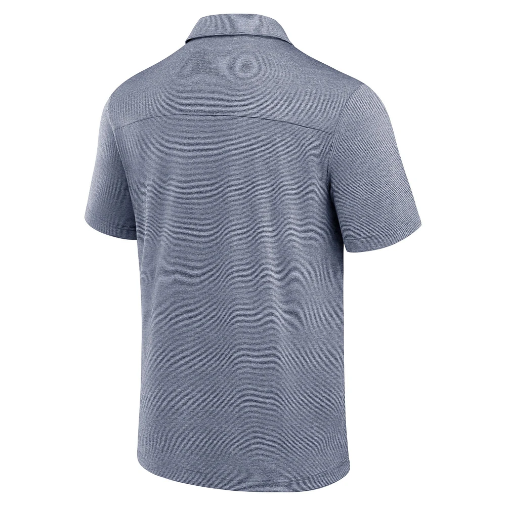 Polo technique Fanatics bleu marine pour homme des Titans du Tennessee