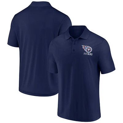 Men's Fanatics  Navy Tennessee Titans Lockup Polo