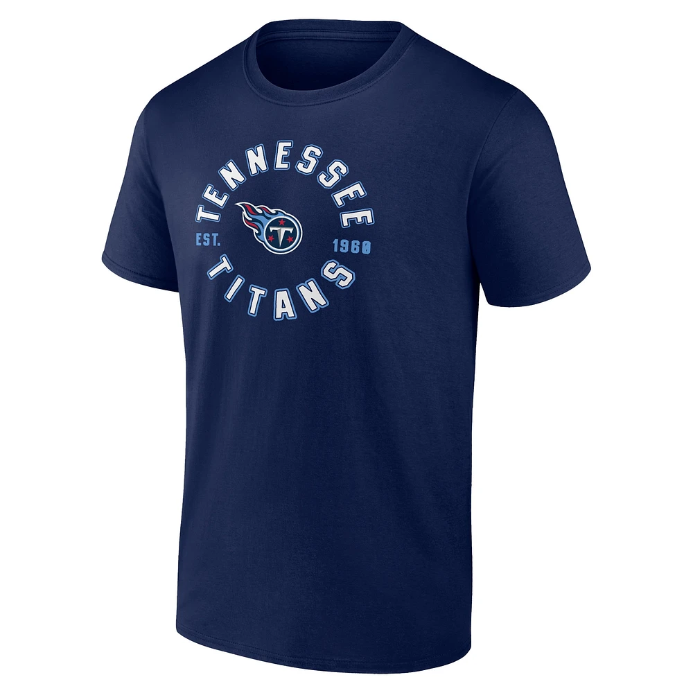 Pack combiné de t-shirts Fanatics Tennessee Titans Serve pour hommes