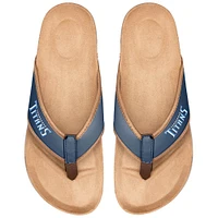 Men's FOCO Tennessee Titans Cork Flip Flops