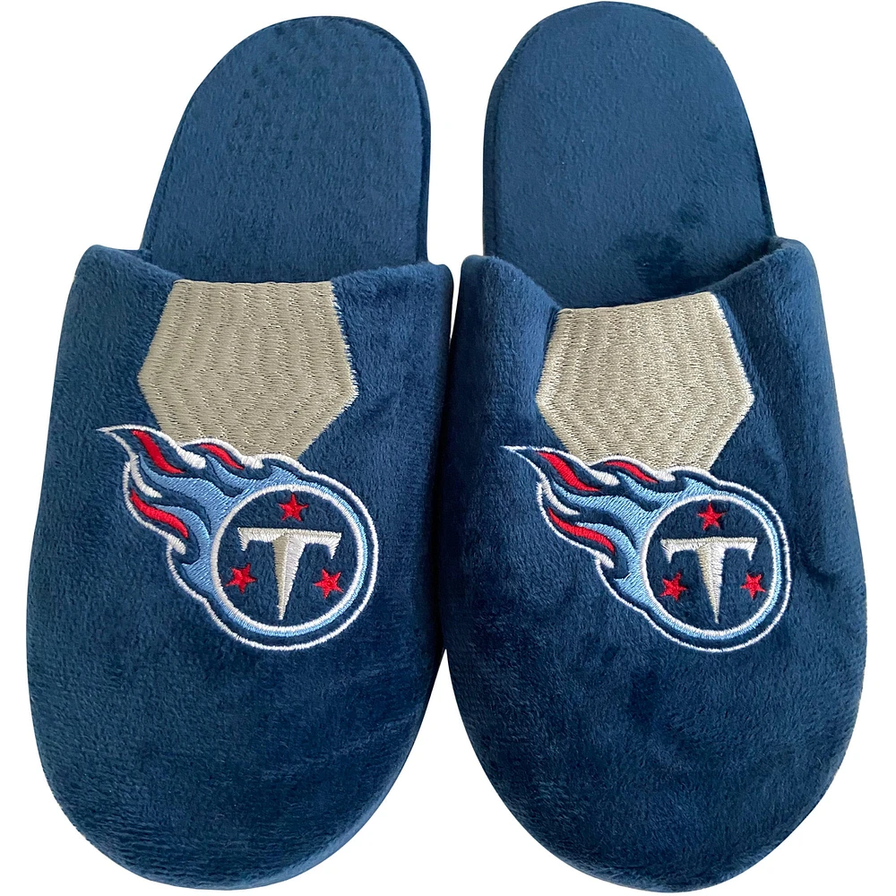 Chaussons d'équipe rayés FOCO Tennessee Titans pour hommes