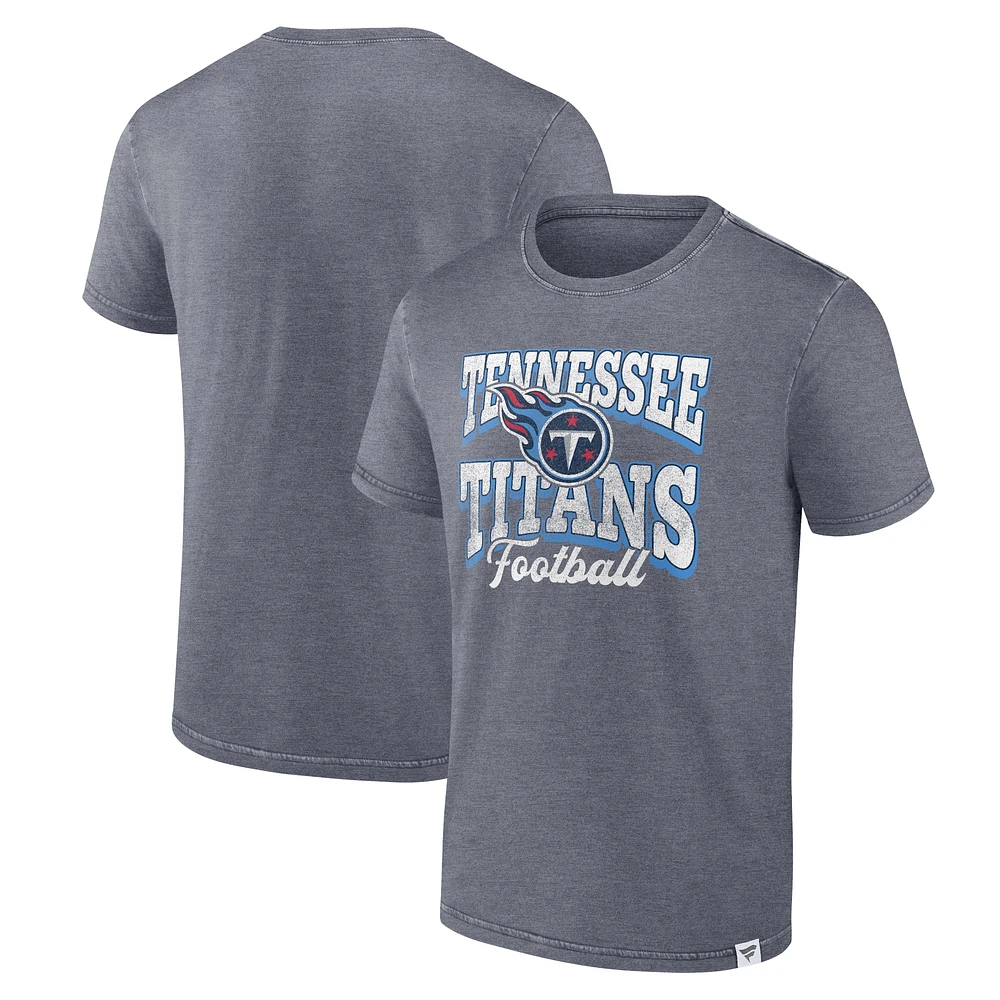 Men's Heather Navy Tennessee Titans Force Out T-Shirt