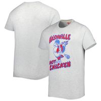 Men's Homage Ash Tennessee Titans Hyper Local Tri-Blend T-Shirt