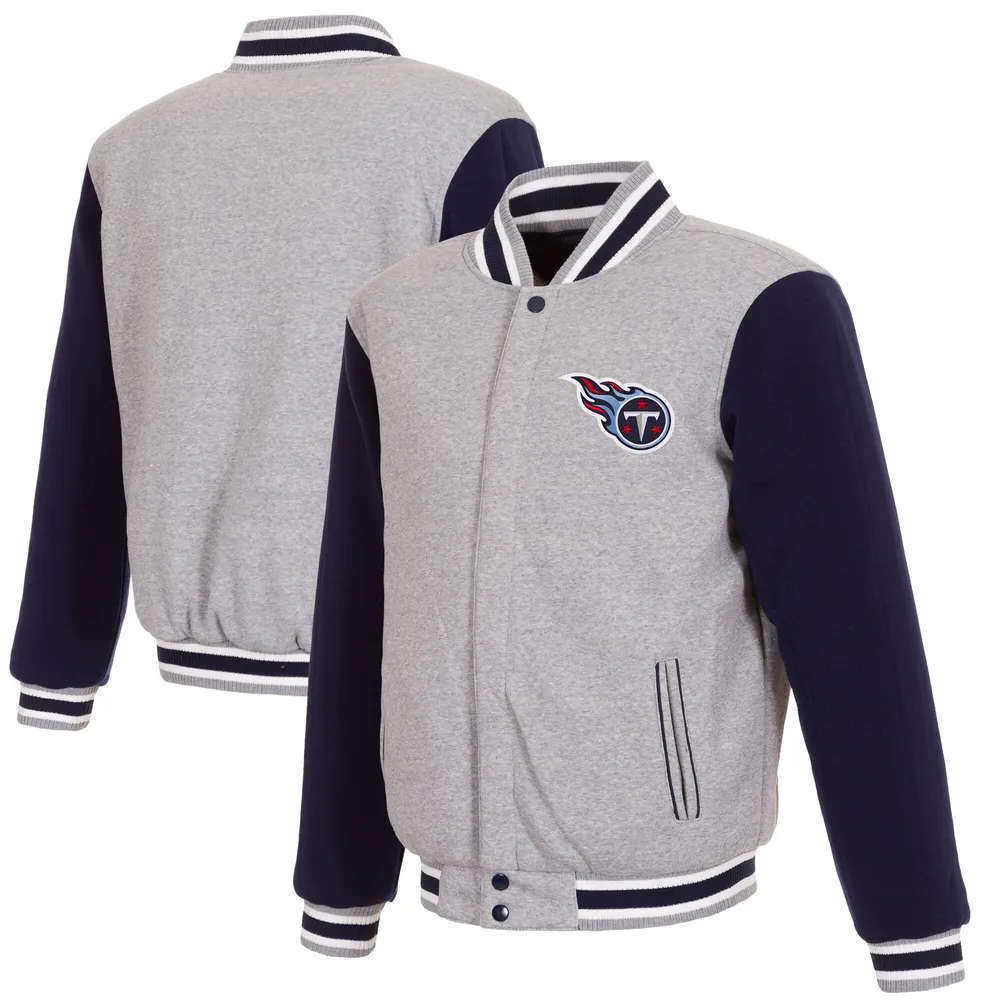 Lids Tennessee Titans JH Design Reversible Fleece Full-Snap Jacket