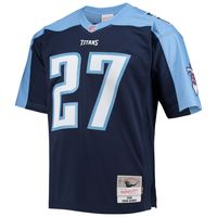 Men's Mitchell & Ness Eddie George Navy Tennessee Titans Big Tall 1999 Retired Player Replica Jersey