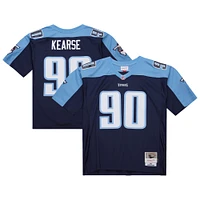 Maillot réplique Mitchell & Ness Jevon Kearse bleu marine Tennessee Titans 1999 Legacy pour homme