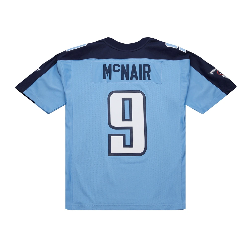 Maillot réplique bleu clair pour homme Mitchell & Ness Steve McNair Tennessee Titans 2003 Legacy