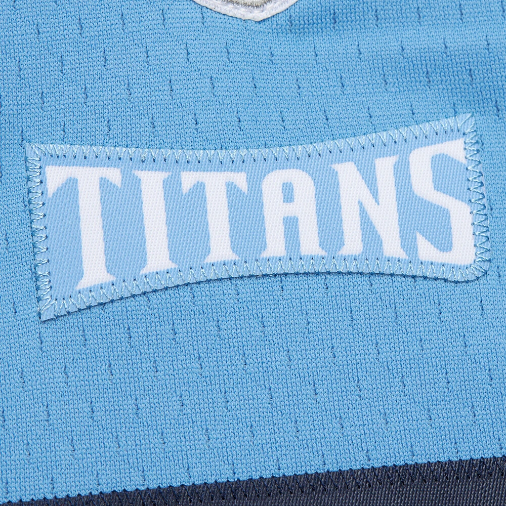 Maillot réplique bleu clair pour homme Mitchell & Ness Steve McNair Tennessee Titans 2003 Legacy