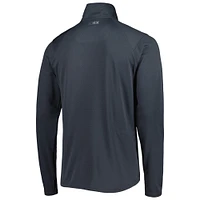 Sweat à capuche demi-zippé MSX by Michael Strahan pour hommes Tennessee Titans anthracite