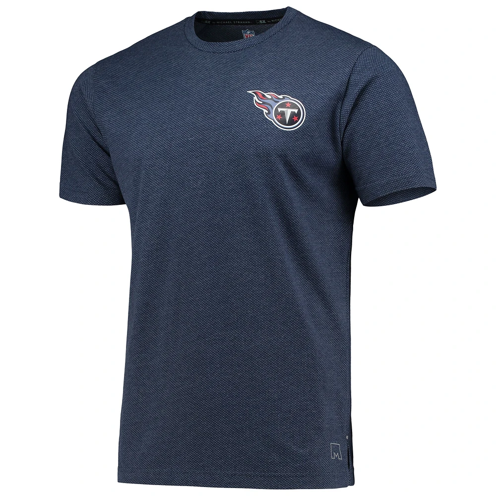 MSX by Michael Strahan Navy Tennessee Titans Motivation Performance T-shirt pour homme