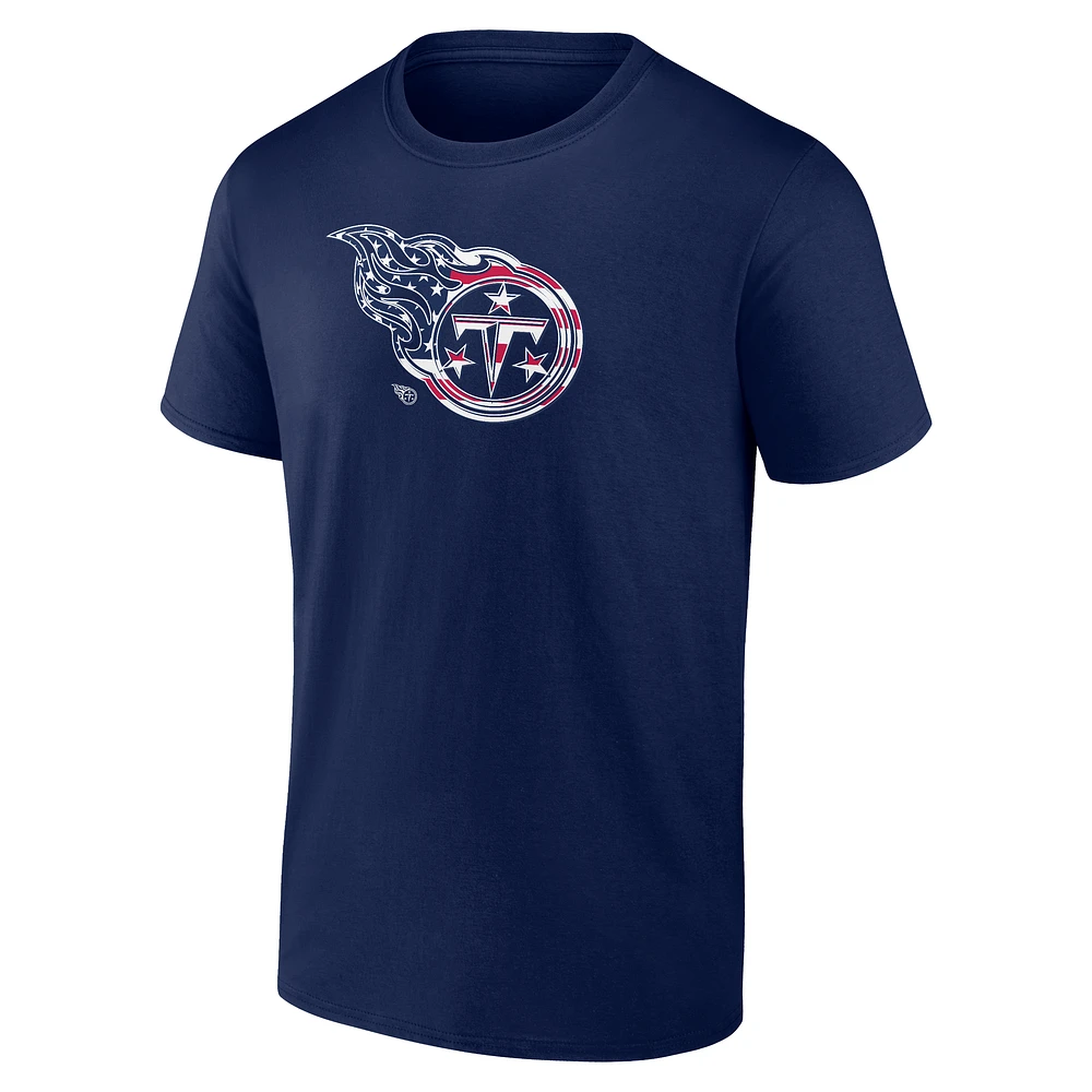 T-shirt Americana bleu marine pour homme des Titans du Tennessee