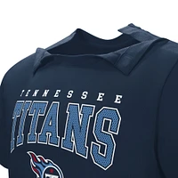 T-shirt adaptatif bleu marine pour hommes des Tennessee Titans Home Team