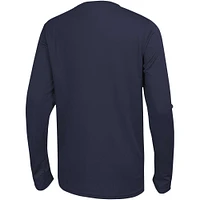 Men's Navy Tennessee Titans Side Drill Long Sleeve T-Shirt