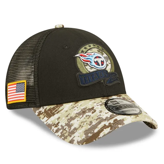 Youth New Era Black/Camo Cleveland Browns 2022 Salute to Service 9FORTY Snapback Trucker Hat