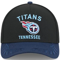 Men's New Era /Navy Tennessee Titans 2025 NFL Draft 9FORTY A-Frame M-Crown Adjustable Hat