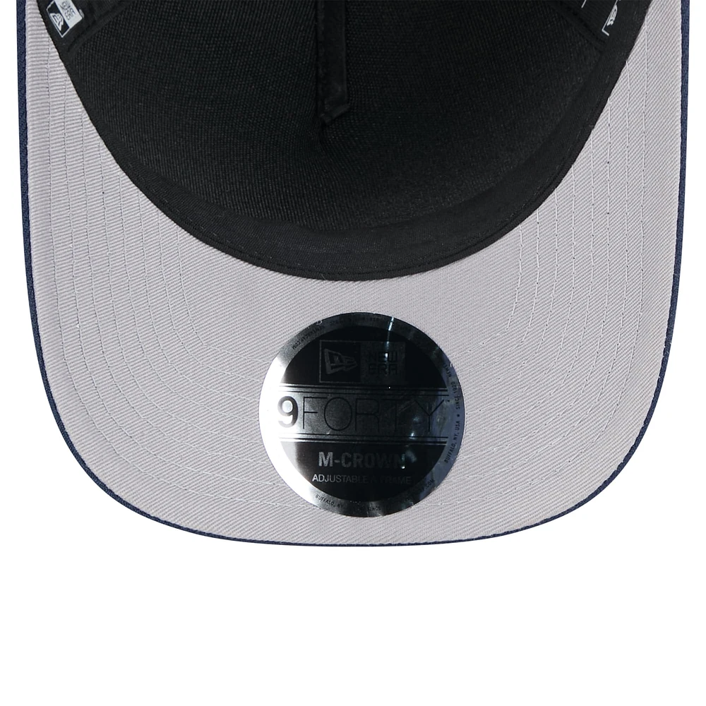 Men's New Era /Navy Tennessee Titans 2025 NFL Draft 9FORTY A-Frame M-Crown Adjustable Hat