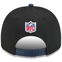 Men's New Era  Black/Navy Tennessee Titans 2025 NFL Draft A-Frame 9FIFTY Snapback Hat