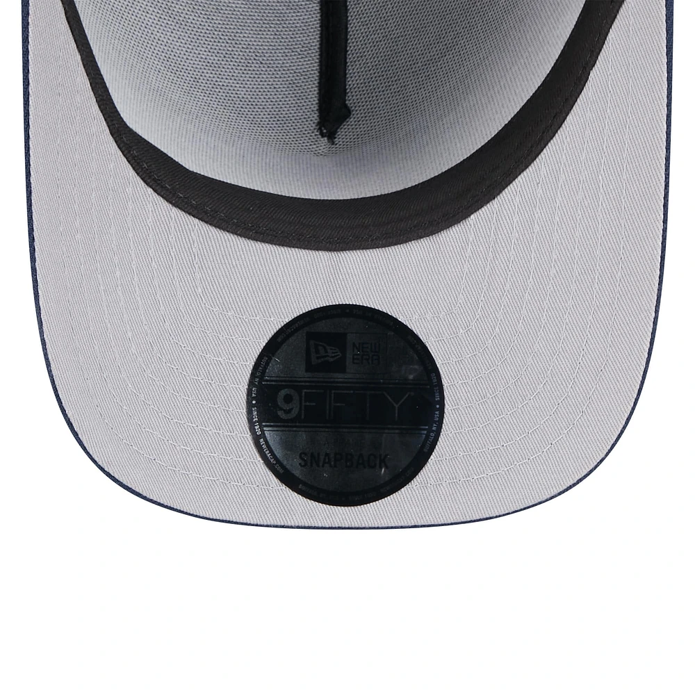 Men's New Era  Black/Navy Tennessee Titans 2025 NFL Draft A-Frame 9FIFTY Snapback Hat