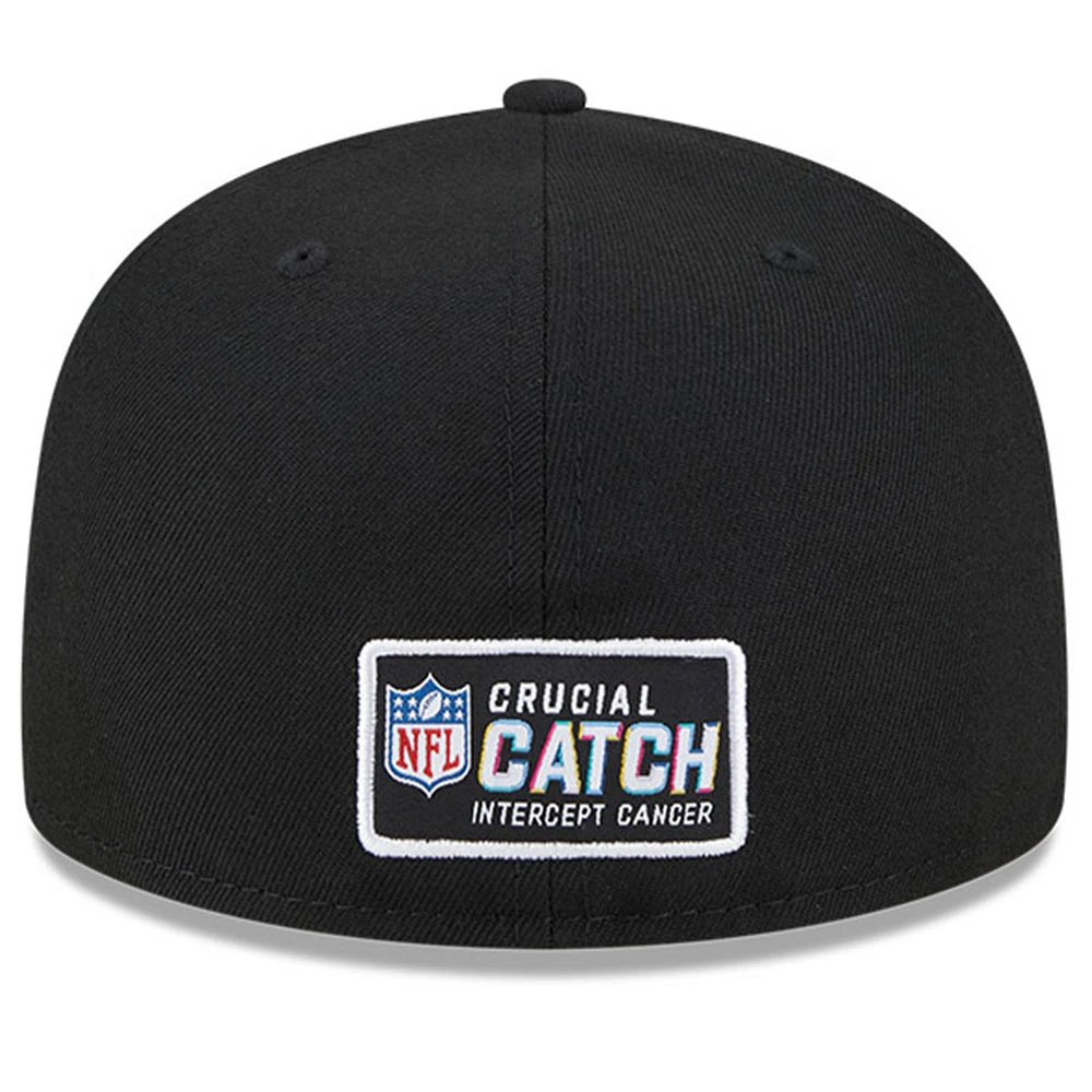 Men's New Era  Black Tennessee Titans 2023 NFL Crucial Catch 59FIFTY Fitted Hat