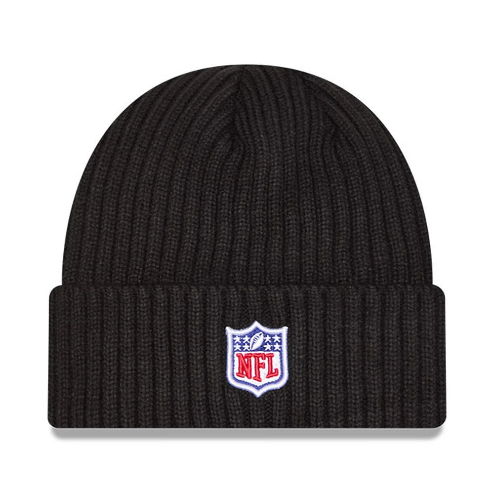 Men's New Era Black Tennessee Titans 2024 NFL Crucial Catch Cuffed Knit Hat