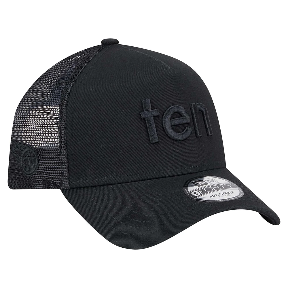 Men's New Era Black Tennessee Titans 