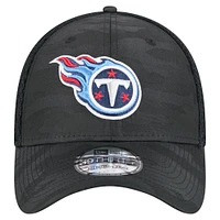 Men's New Era Black Tennessee Titans Active Camo 39THIRTY Flex Hat