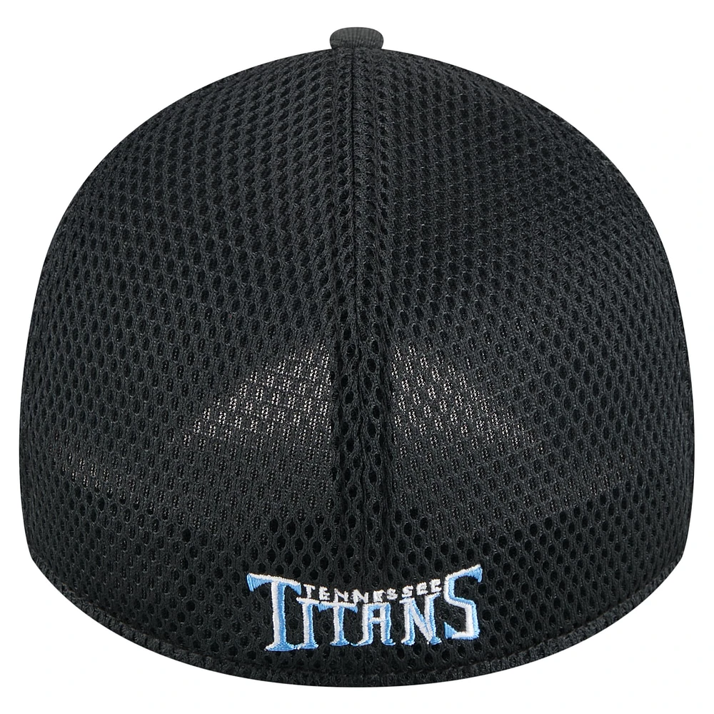 Men's New Era Black Tennessee Titans Active Camo 39THIRTY Flex Hat