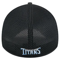 Men's New Era Black Tennessee Titans Active Camo 39THIRTY Flex Hat