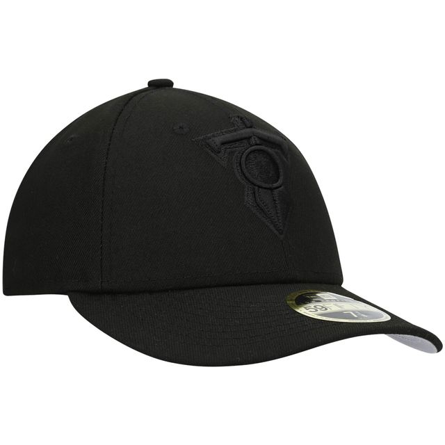 Casquette ajustée 59FIFTY II New Era Tennessee Titans noir sur pour homme